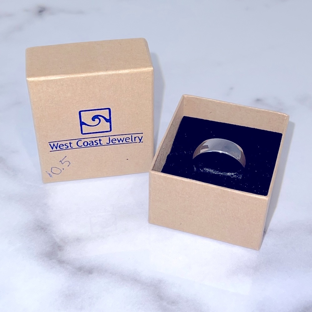 Tungsten Carbide Men’s Ring Size 10.5